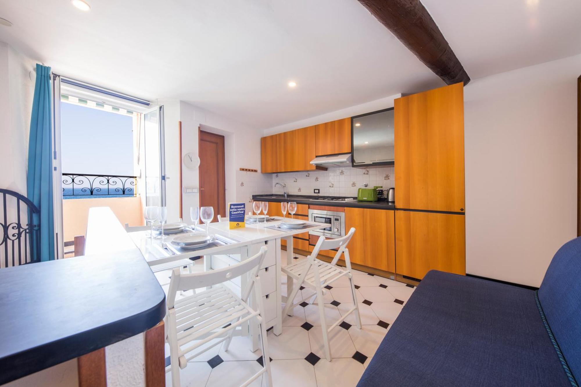 Casaviva Family Beachfront House In Camogli Exterior foto